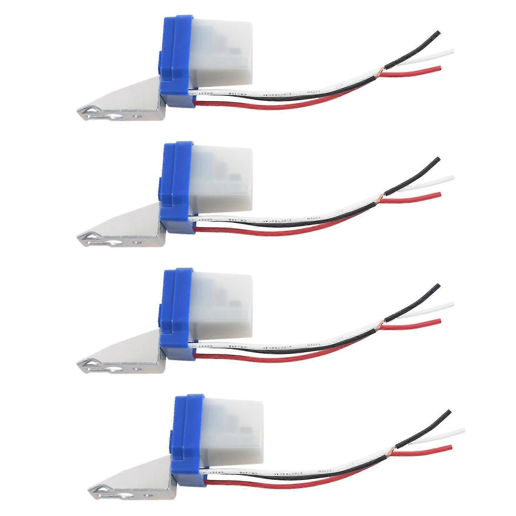 4x Ac Dc 12v 10a Automatisk switch lyssensor Twilight Switch