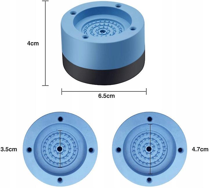 4pcs Washing Machine Stabilizer Antivibration Pad Universal Anti