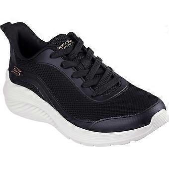 Skechers Bobs Squad Waves Still Wading Textile Women's Black Trainers