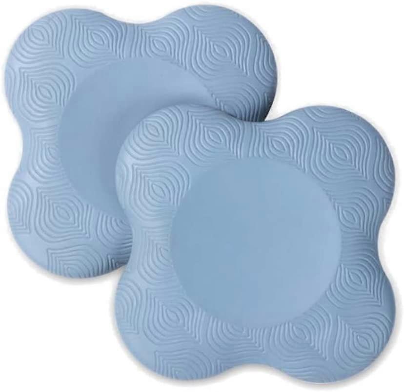 Portable Knee Pads Non-Slip Wrist Hands Elbows Balance Support Pad for Plank Pilates Yoga Exercise Protective,Blue