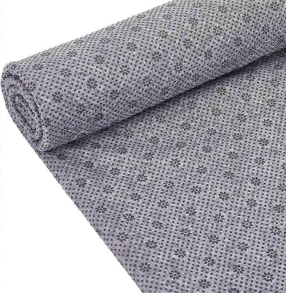 Non Slip Final Backing Cloth 78x39 Inch Primary Tufting Cloths Backing Fabric with Plum Blossom Pattern Non Slip Rug Pads for Tufting Vinyl Primary Tu