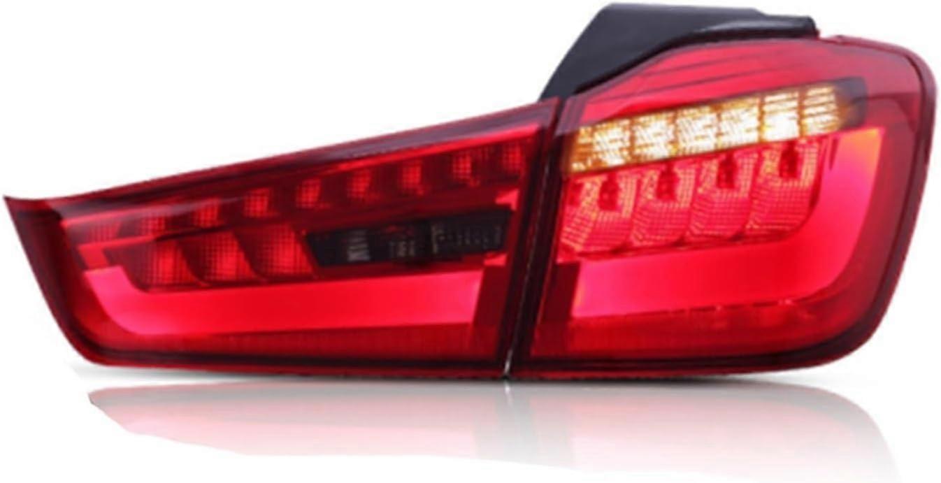 Auto-accessoires Achterlicht Compatibel met Mitsubishi ASX 2011-2019 Achter Led Light DRL Remsignaal Reverse Tail Lamp Assembly (Kleur: Gerookt 2 stuks)