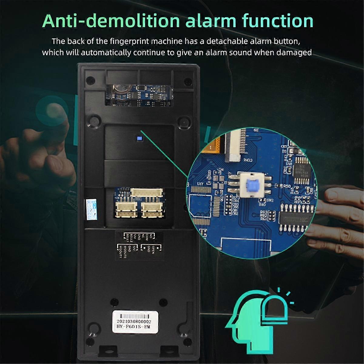 Fingerprint Time Attendance Machine RFID 125KHZ for Smart Door Access Control System Kit Standalone Keypad 1000 Users