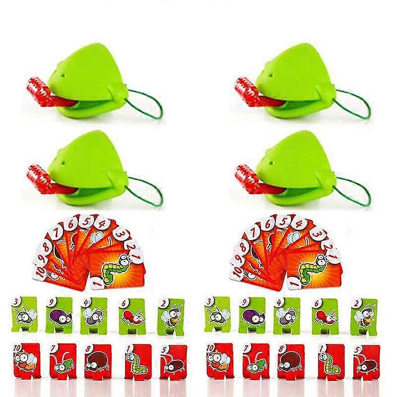 Frog Mouth Tic Tac Tongue Catch Game Joint Take Card-eat Pest Desktop Board Game Tw