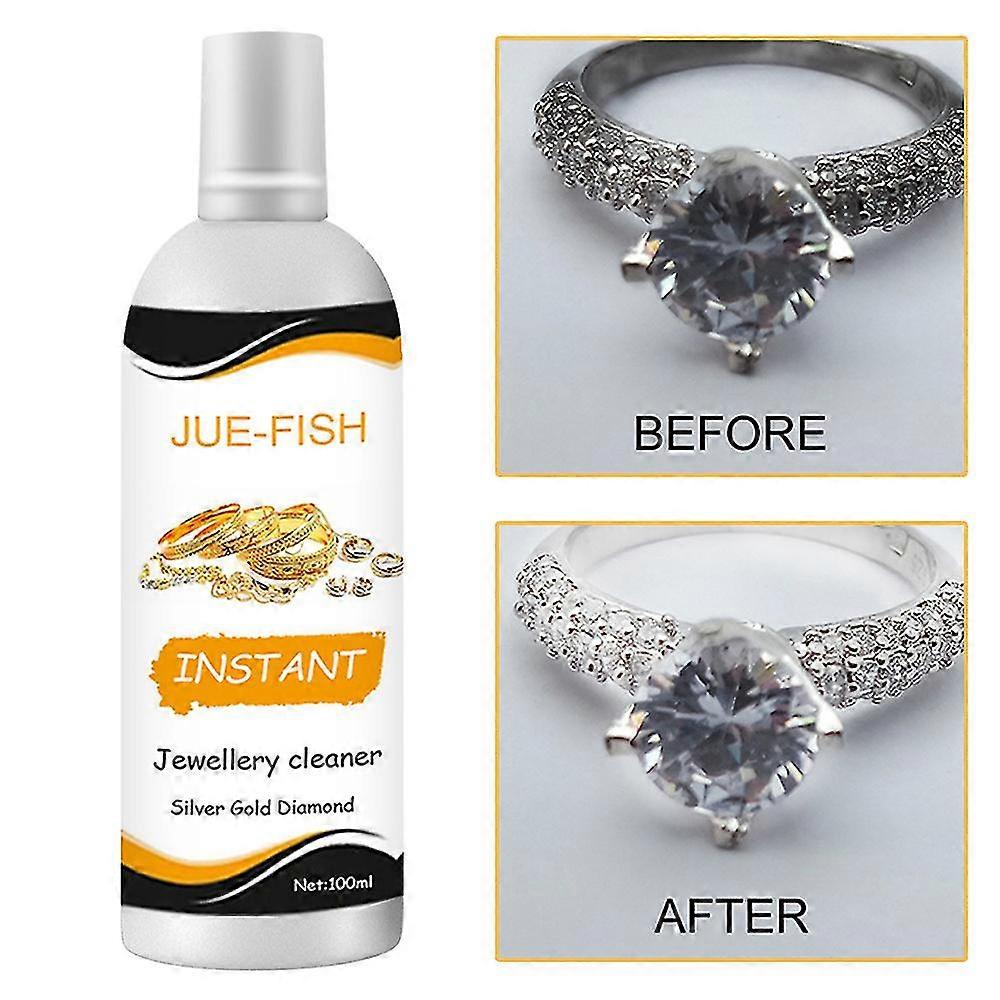 100ml Jewelry Cleaner Solution Deep Clean Rust Ash Removal Cleaner Liquid
