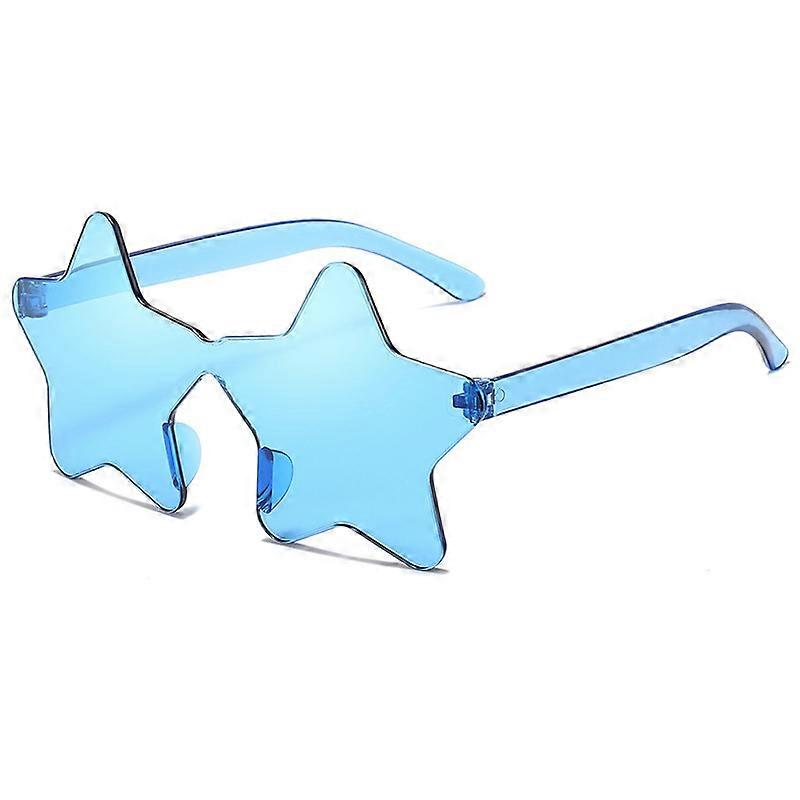 Star Shaped Rimless Sunglasses