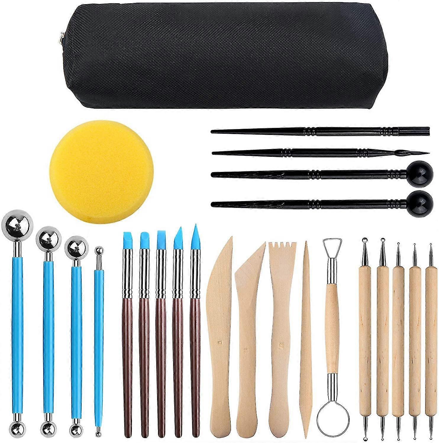 Portable small sculpting tool 25-piece modelling tool Clay sculpting tool Clay modelling