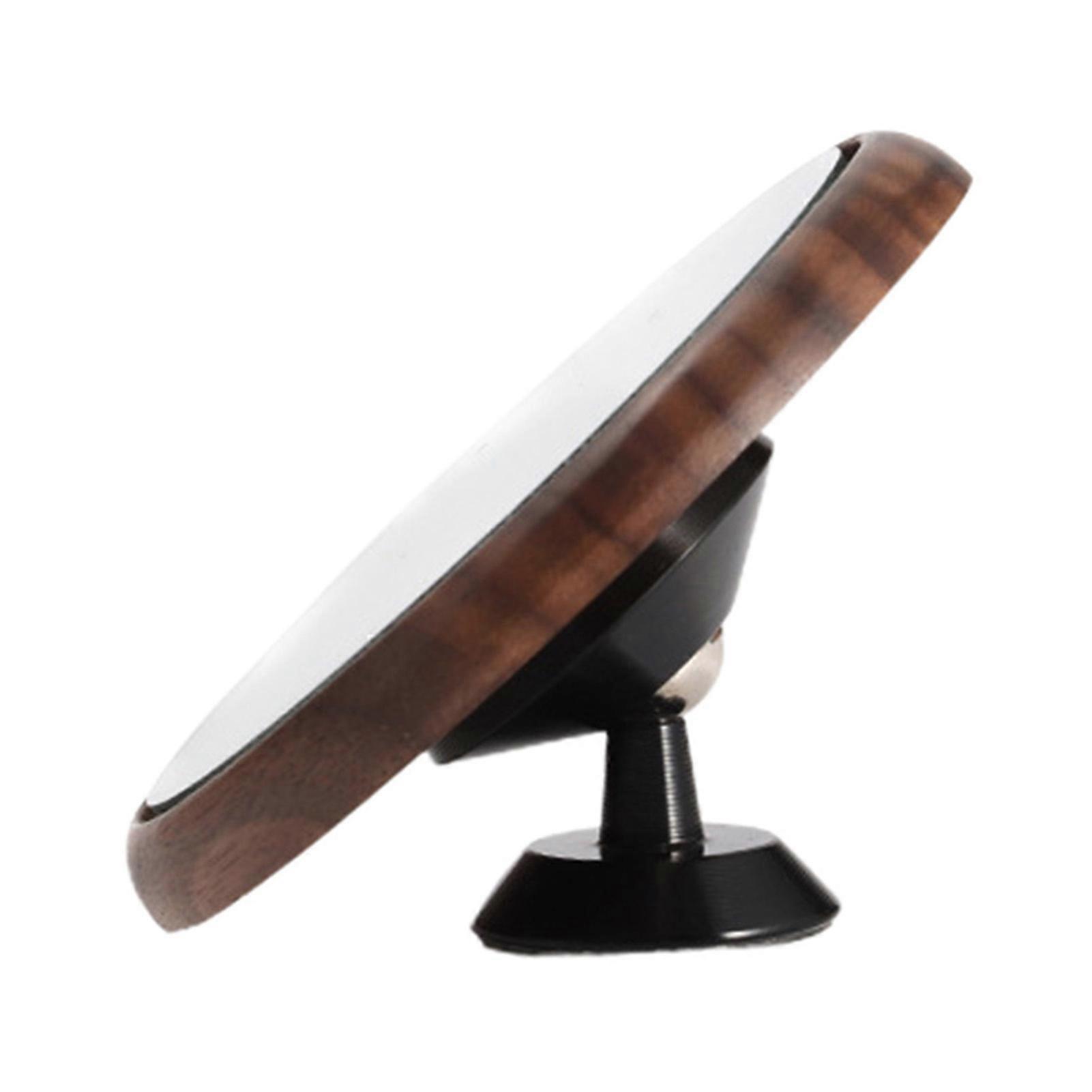 Espresso Lens Magnetic Suction Polished Surface Convenient Non-slip Detachable Observing Wooden Frame Flow Rate Observation Espresso Shot Mirror for C