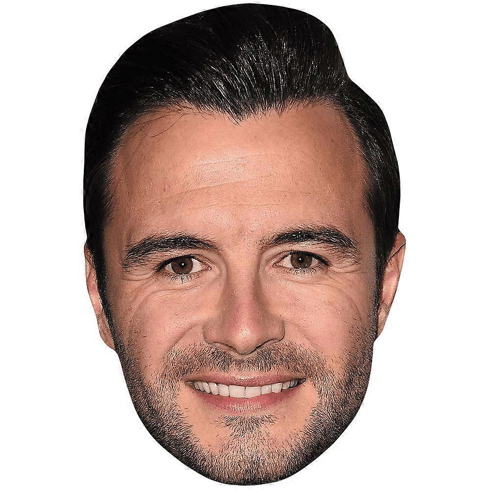 Shane Filan (Stubble) Celebrity Mask, Flat Card Face