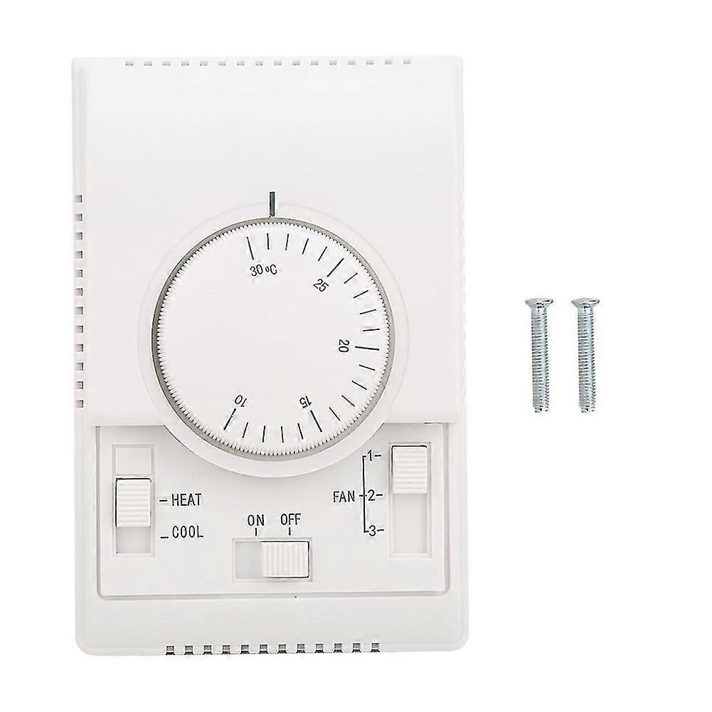 Mechanical Temperature Controller Surface Mounted Air Conditioner Thermostat 10-30 Ac220v