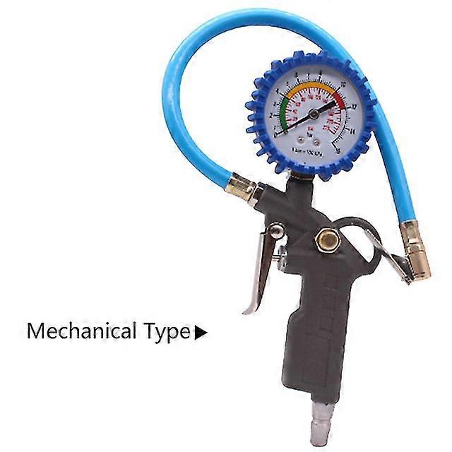 Digital Tire Pressure Gauge Handle Grip Trigger Inflator 220psi Car Tire Air Pressure Gauge Dial Meter Vehicle Inflation Gun