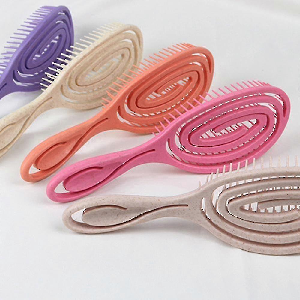 Hair Detangling Brush Detangler Hair Brush W/ Ultra-soft Bristles- Glide Through Tangles With Ease - For Curly, Stright, Women, Men, Kids, Toddlers, W