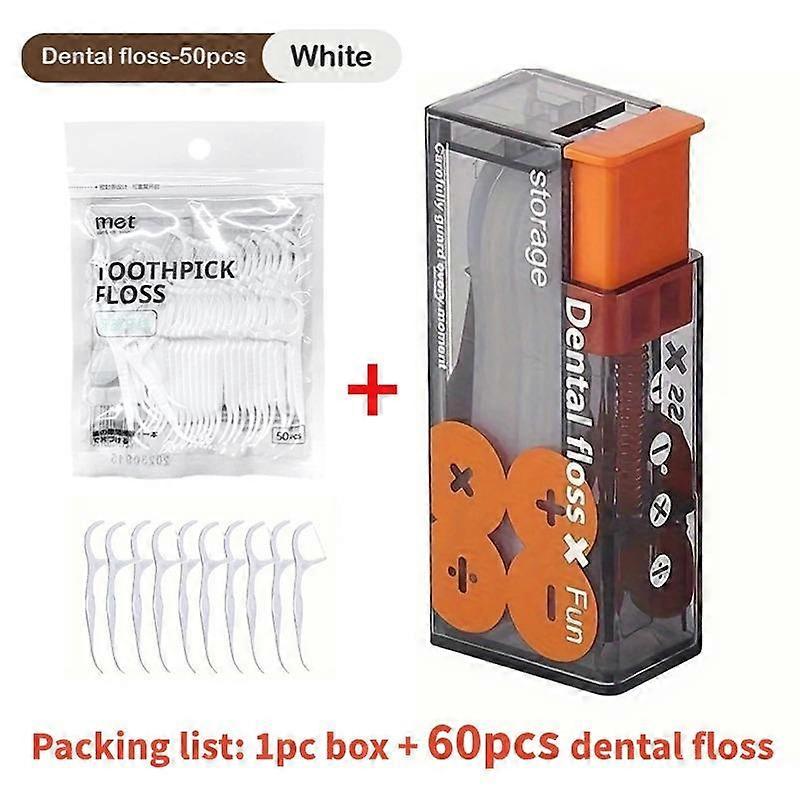 Interdental Brush & Floss Dispenser with Portable Case