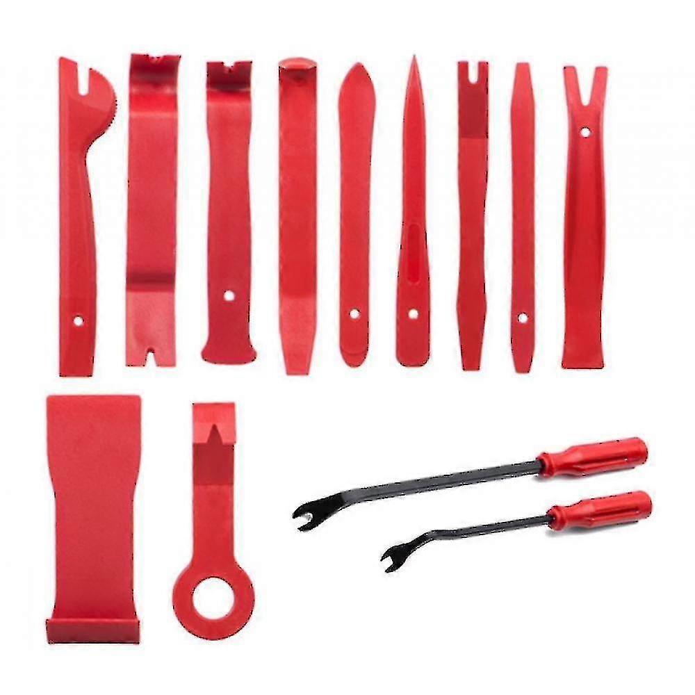 Hmwy-Repair Tool Set Car Removal Tool 13 Pieces Rubber Loop Screwdriver Installation Sound Insulation