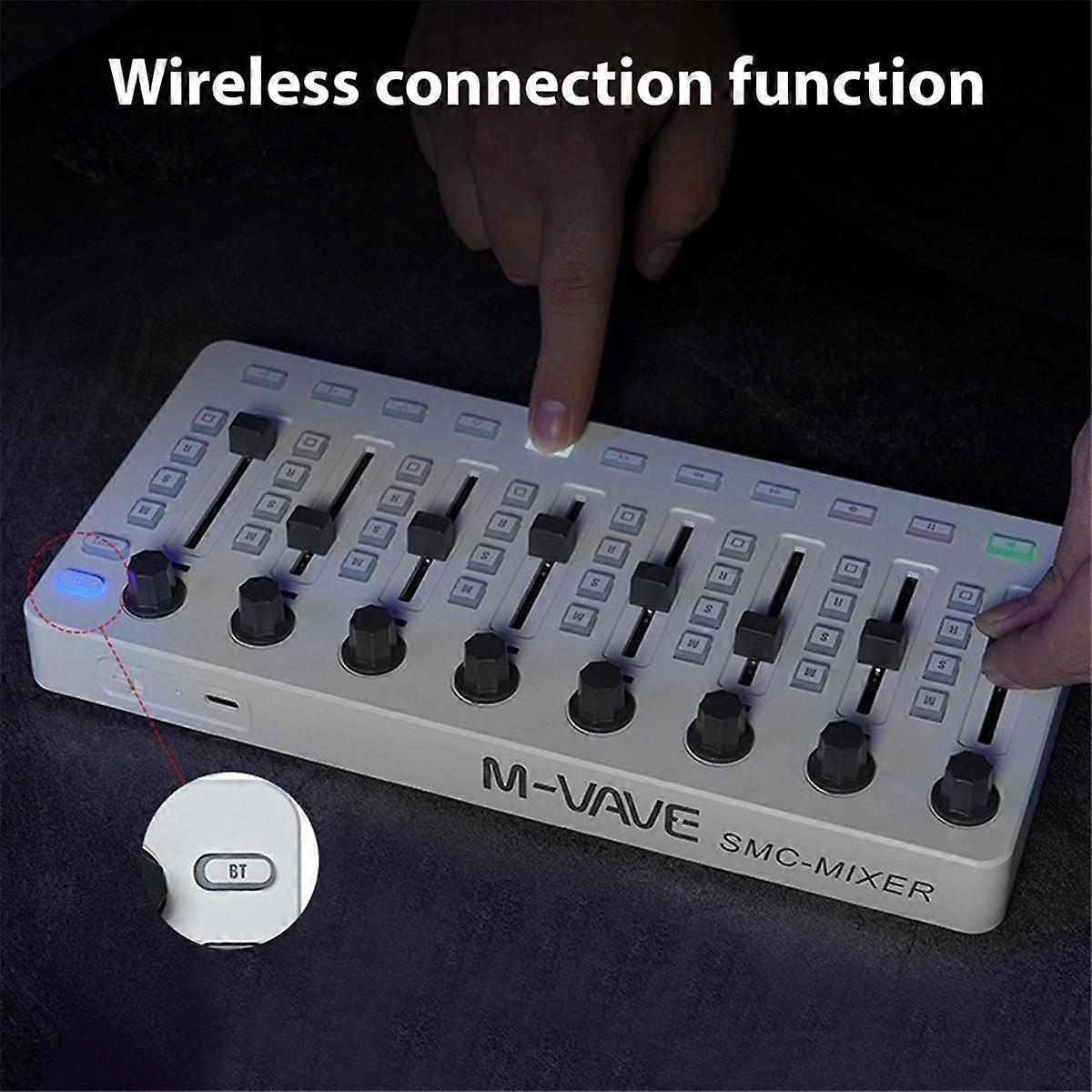 -Mixer Wireless MIDI Controller Mixing Console Bluetooth USB Controller Mixer for Most Electroacoustic Instruments