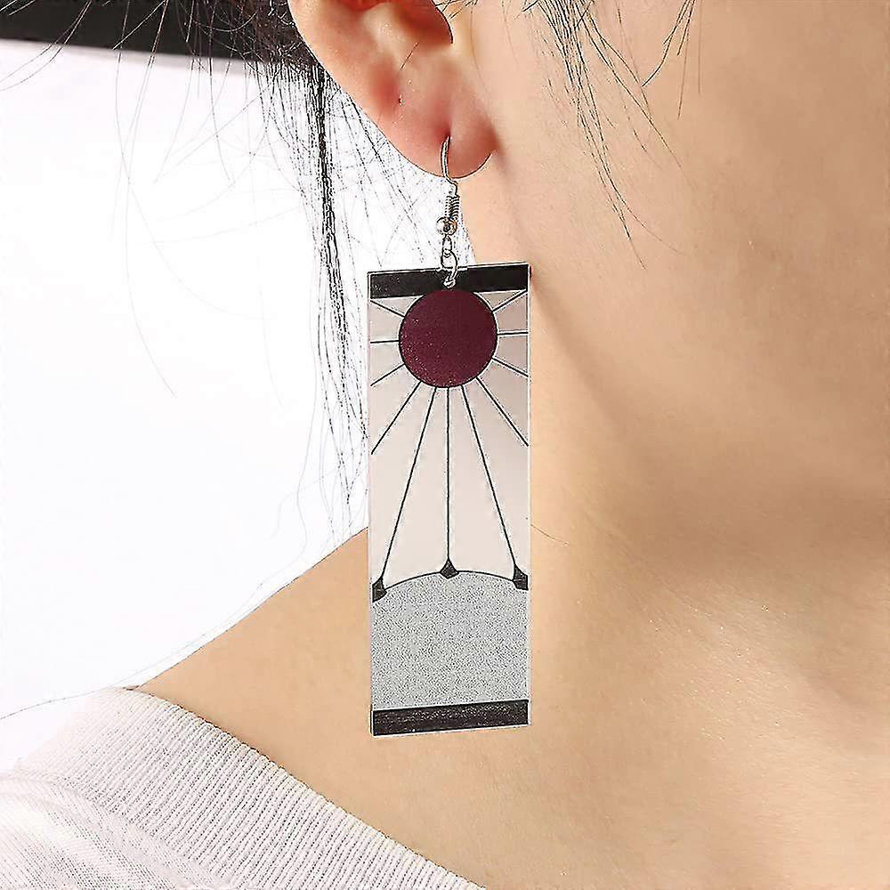 Demon Slayer Tanjiro Kamado Hanafuda Earring Demon Slayer: Kimetsu
