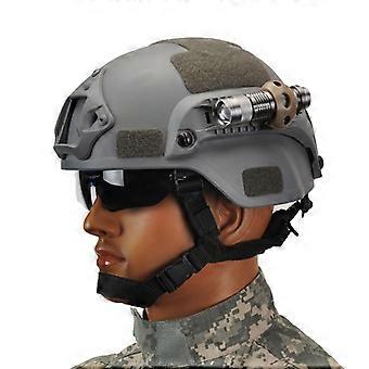 Casque Tactique Mich 2000 PJ - Support NVG, Rails Latéraux, Réglable 56-61cm - Pour Airsoft, Paintball, Cosplay
