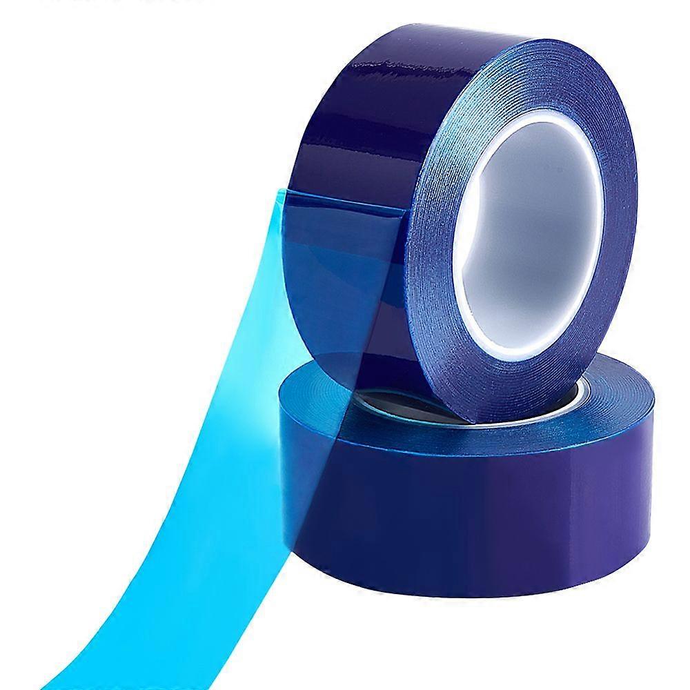 PE Plastic Protective Film Deep Sky Blue 50mm 200m/roll