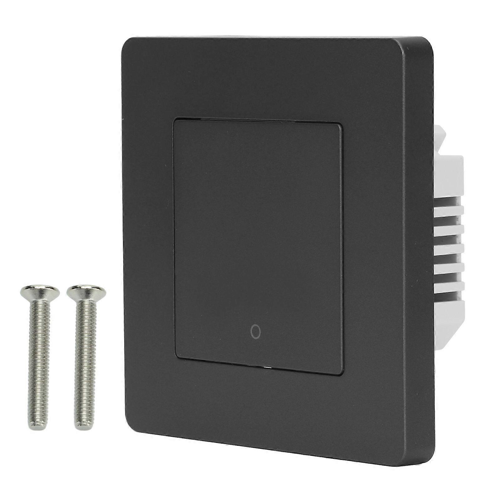 Smart Switch 1 Way Timing Controller Scene Switch Remote Control AC 100240V for Light Curtain Grey