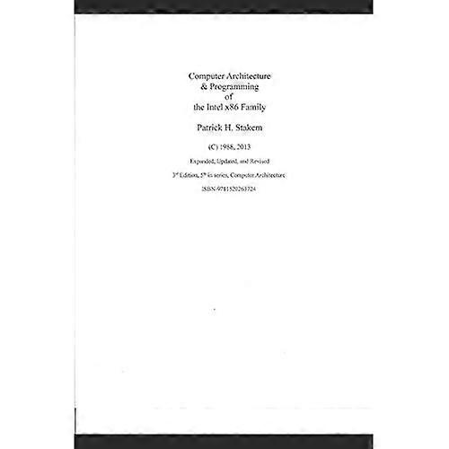 Computer architectuur & programmering van de Intel x86 familie (Computer Architecture)