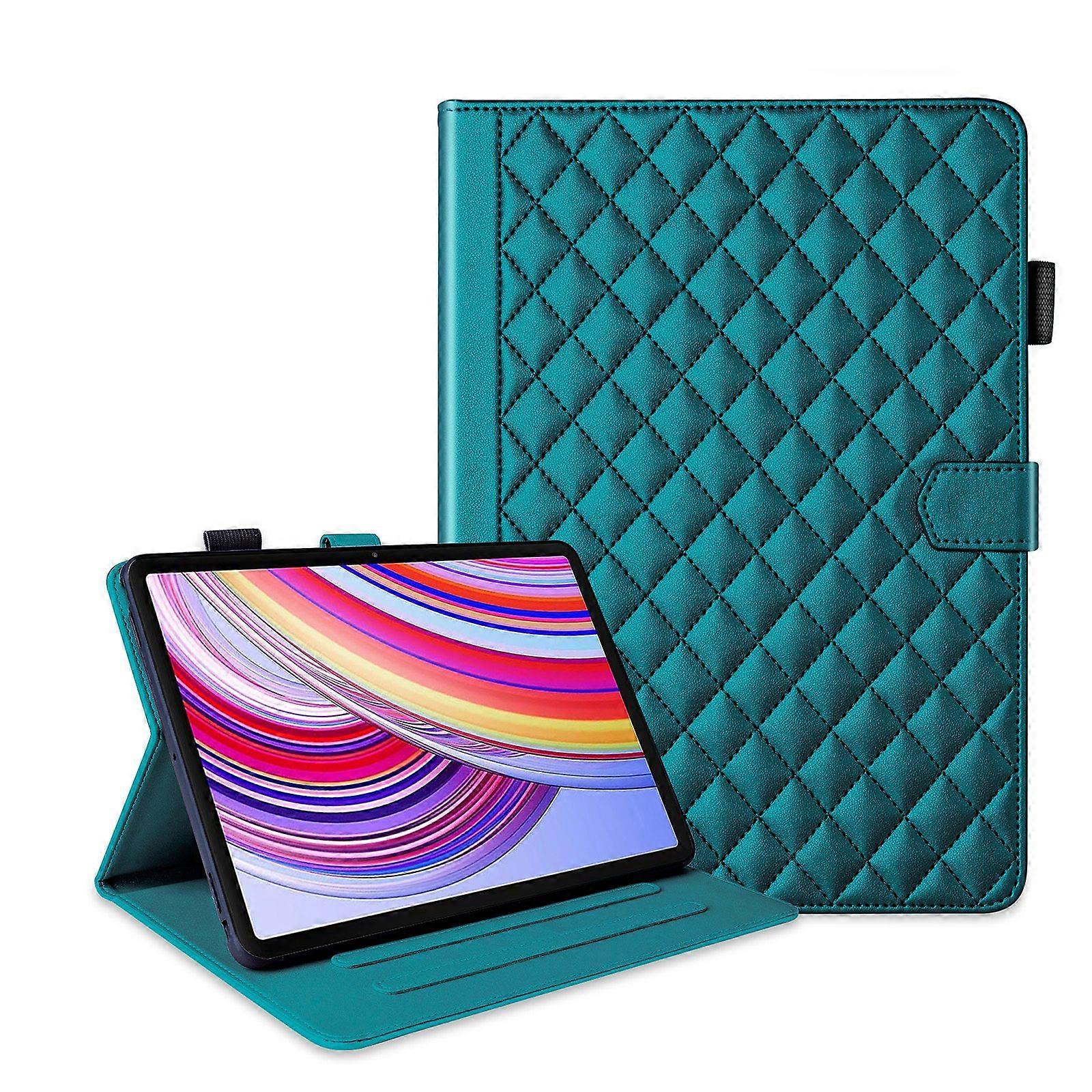 Rhombus Lattice Leather Tablet Case