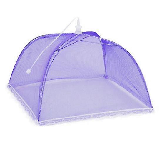 Foldable Food Cover Large Capacity Mesh Fabric Detachable Portable Umbrella Style Dish Cover for Kitchen