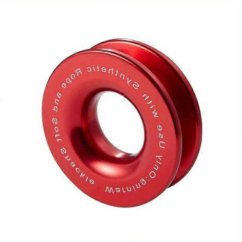 1pc Heavy-Duty Snatch Recovery Ring - Tie-Downs for Winch Rope Towing Rope Pulley Off-road Recovery with Durable Aluminum Alloy Construction