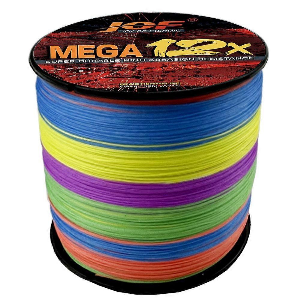 JOF Fishing Lines 300M 12 Strands Braided Line Multifilament PE Fishing Line 25/30/39/50/65/77/92/120LB 0.16-0.55mm