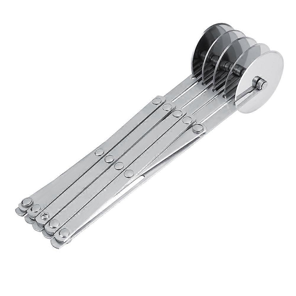 NOn stick hjulskærer rustfrit stål kagekniv sektion dej brød køkkenværktøj 5 hjul