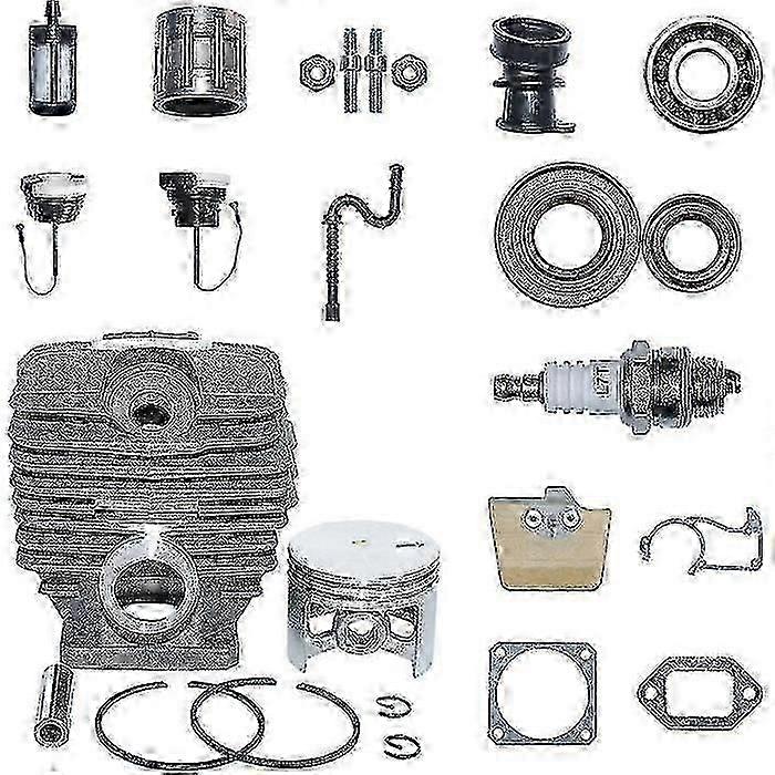 48mm Piston Oil Seal Air Filter Kit Air Filter Kit Compatible With Stihl 036 Ms360 11250201206, Cylinder, Piston, Br -