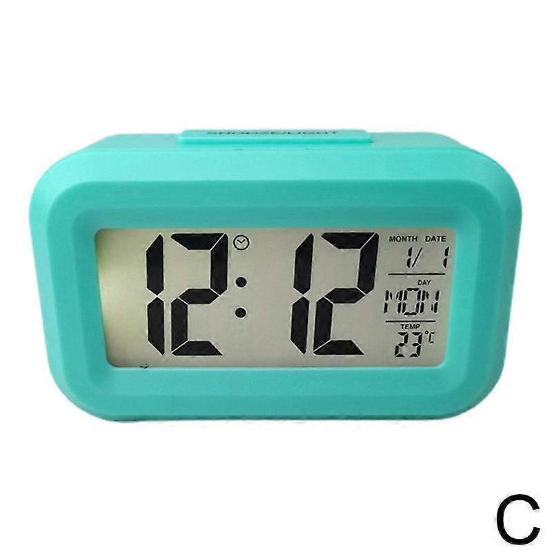 Digital Display Alarm Clock Battery Powered Snooze Night Light Desig P20250110552