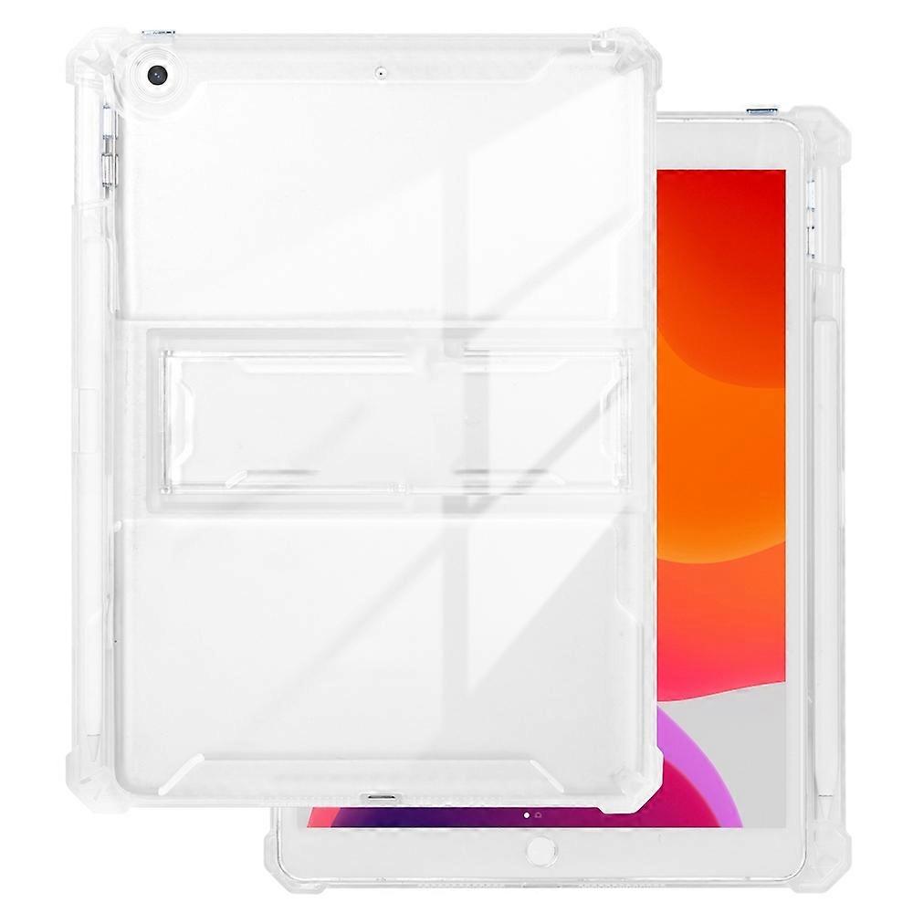 For iPad 10.2 inch TPU + PC Airbag Full Coverage Shockproof Protective Tablet Case with Pen Slots