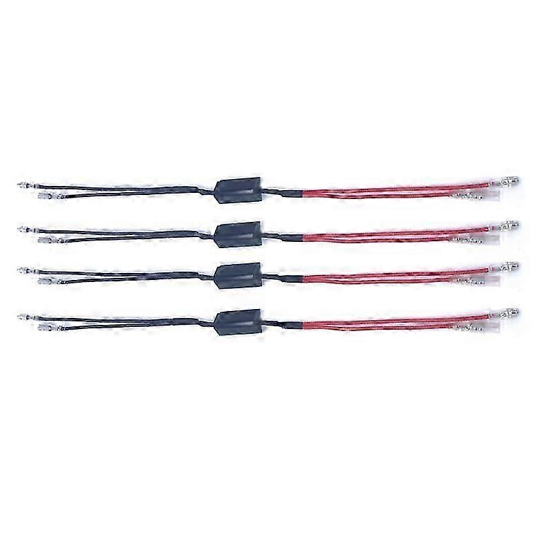 4pcs/set 10w 10ohm Moto Resistance Power Resistor Load Decoding Resistor For Led Mini Turn Signal Light Flash Repairing Kitsmotor Vehicle Lighting