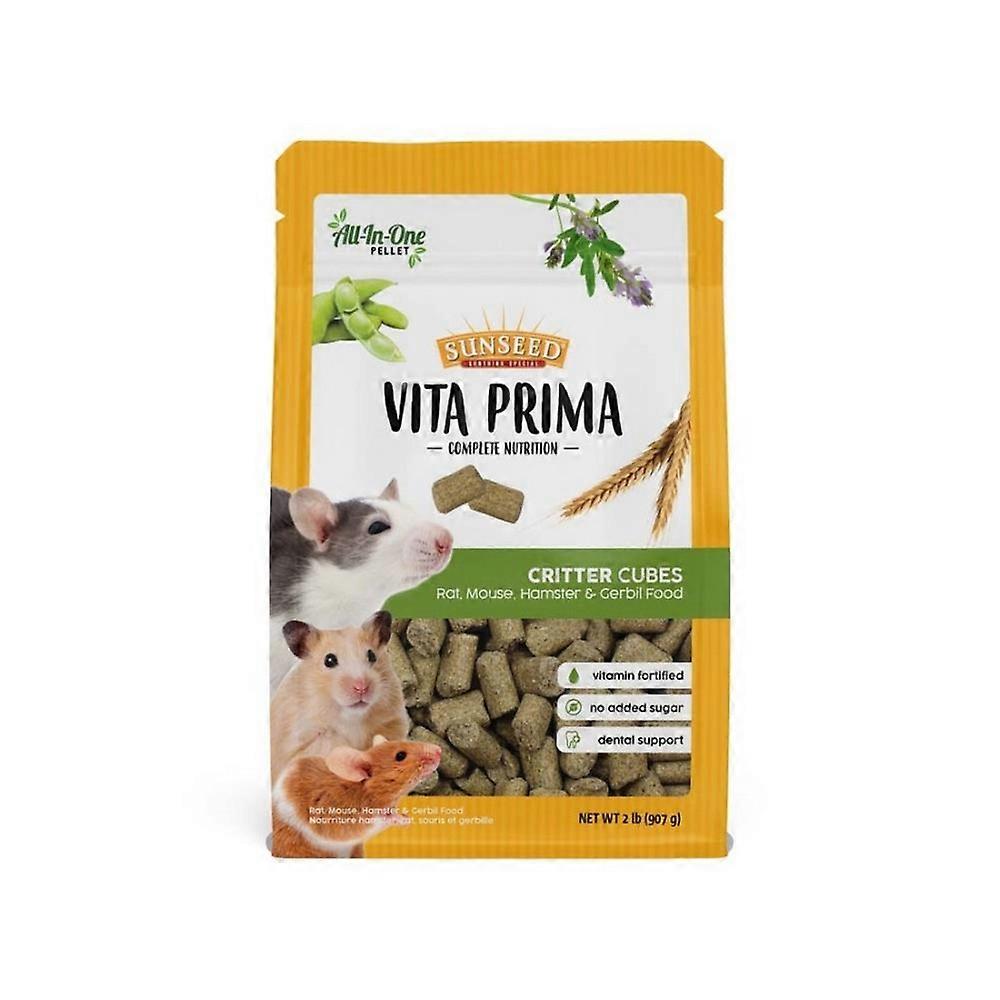 Sun Seed Co Sun Seed Vita Prima Critter Cubes Dry Food, 2 Lbs