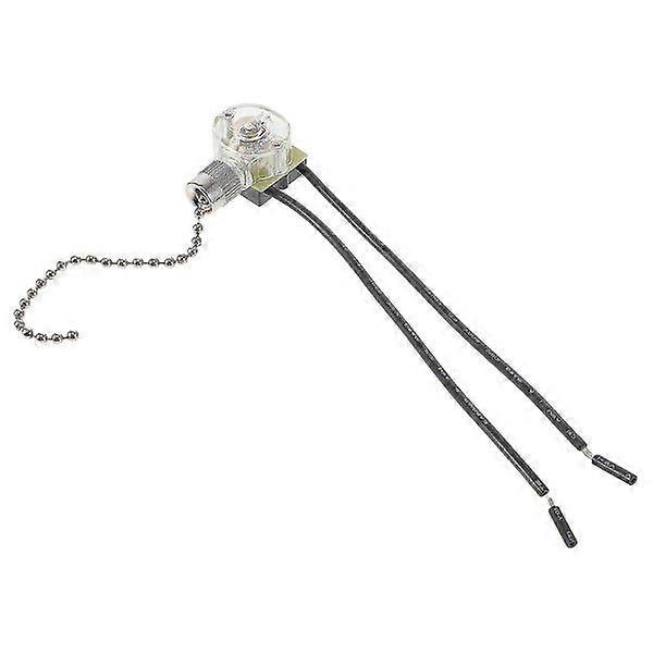 Ceiling Fan Pull Chain Switch - 2-Speed Control, Copper & ABS, Easy Installation, Decorative for Home Lighting