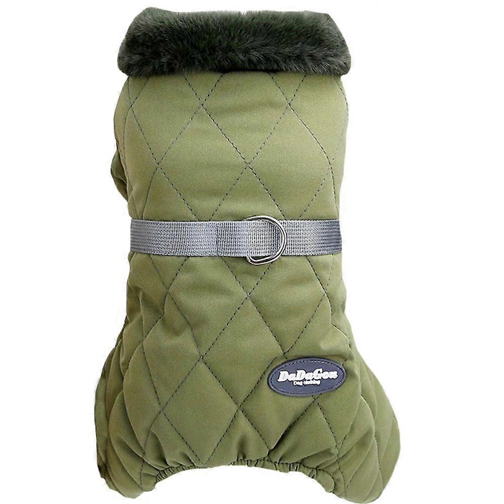 Warm Dog Clothes Winter Dog Jacket Turtleneck Puppy Coat for Cold Weather Thick Fleece Lined Dog Outfit Pet Apparel Snowsuit for Small Medium Dogs