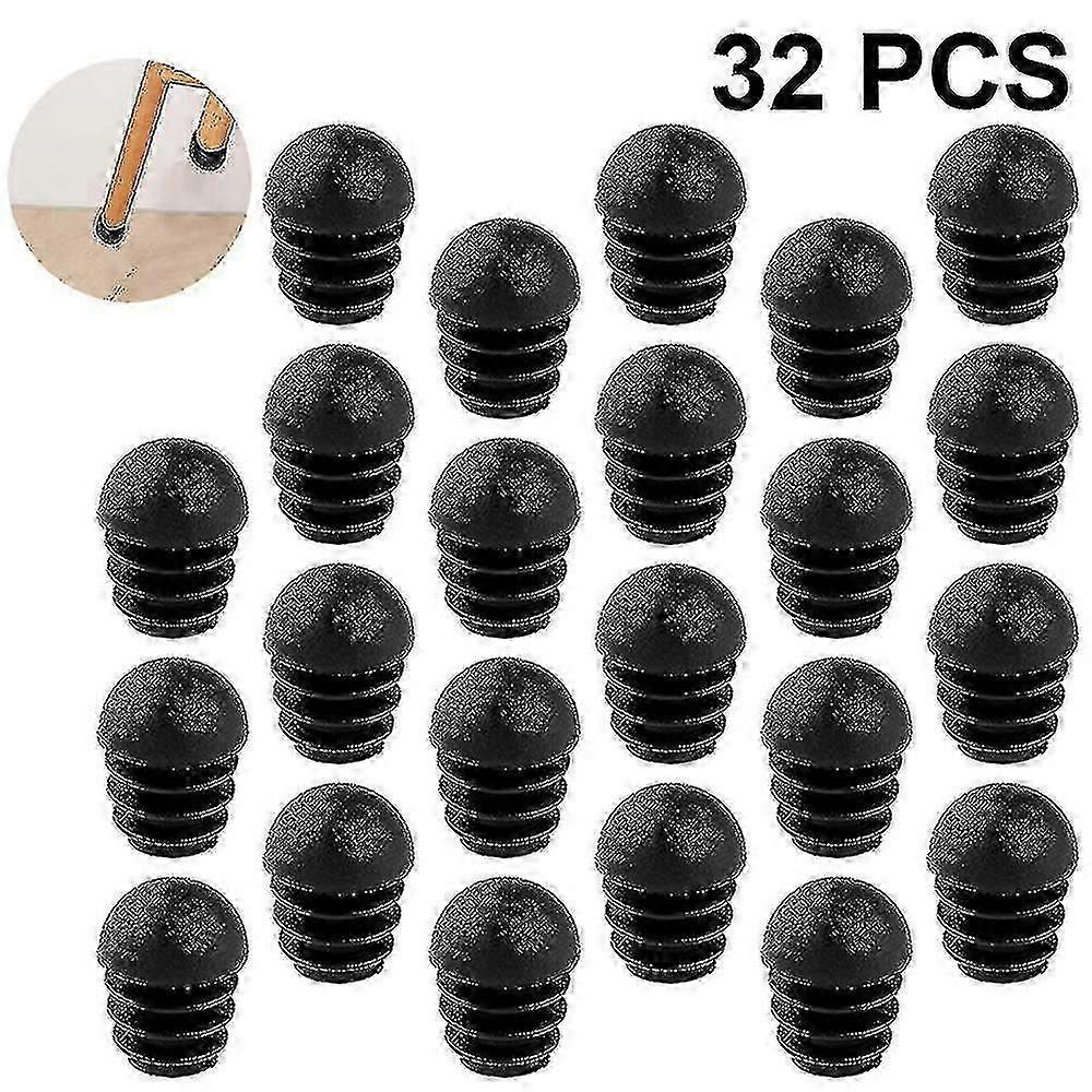 32 Pieces Pipe Plugs,round End Cap,pipe,lamr Plugs-hs