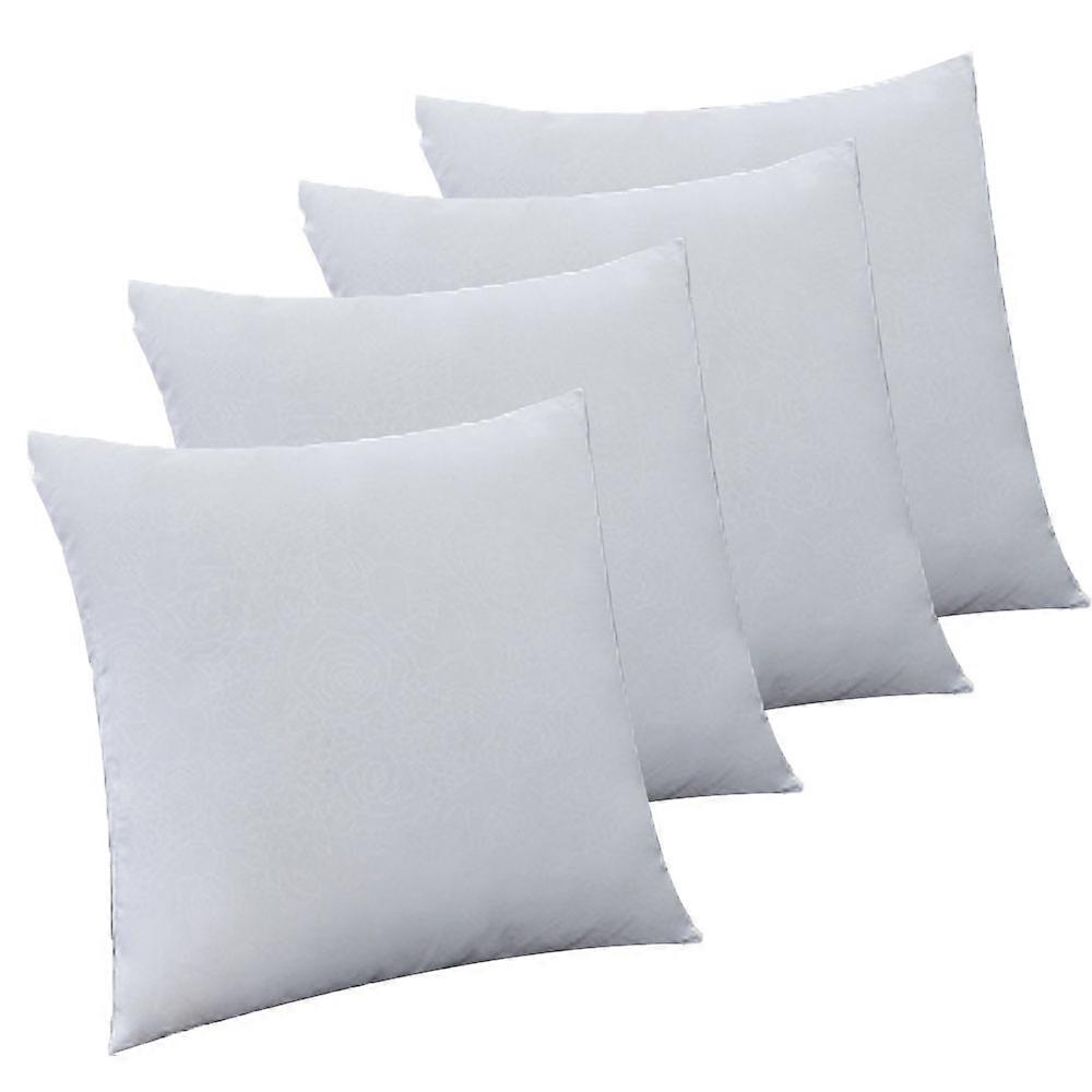 Set of 4 waterproof cushions, 40 x 40 cm filling, outdoor weatherproof cushion filling, inner cushion, sofa cushion, feather cushion