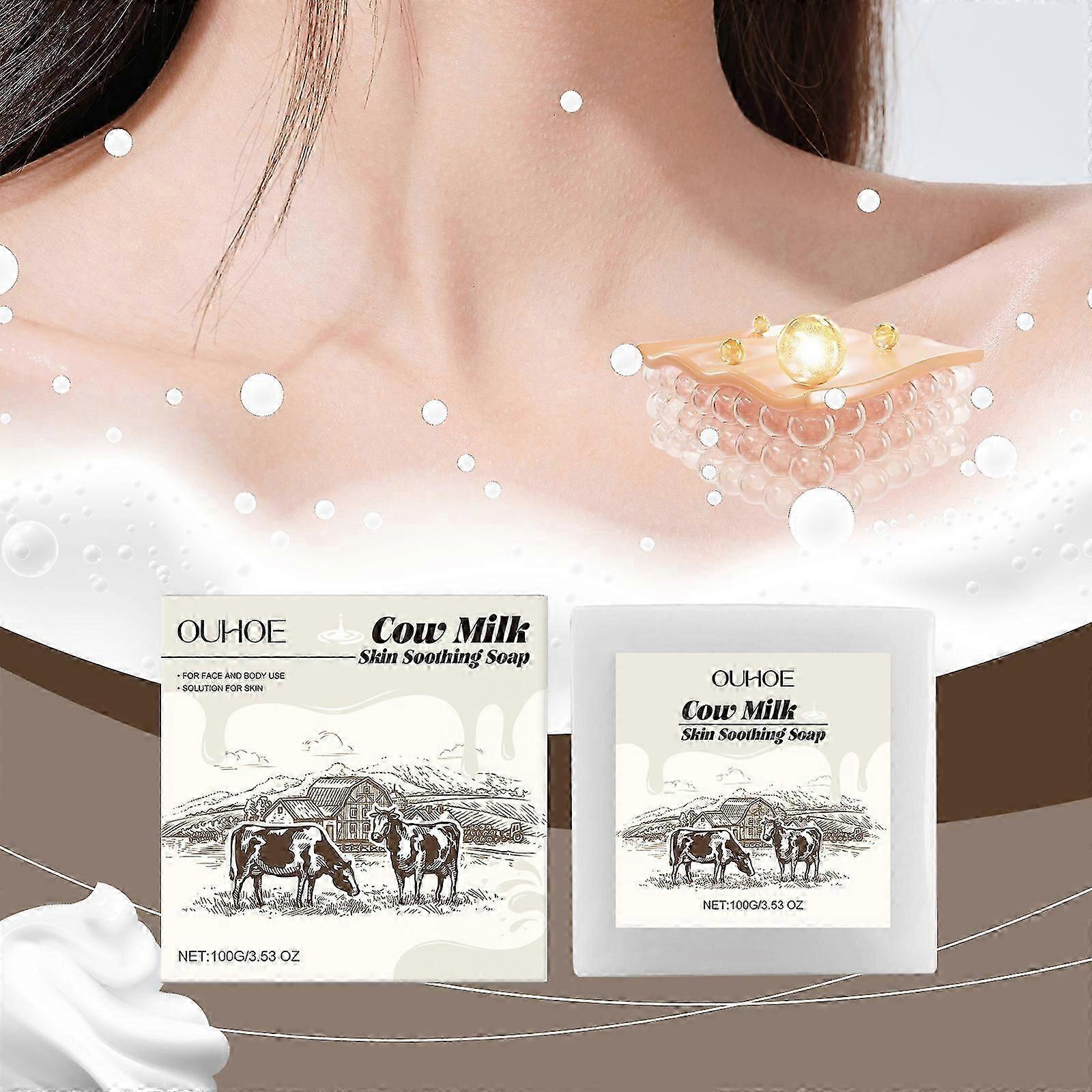 Natural cow milk soap, handmade cow milk soap, cow milk soap for sensitive skin, moisturizing facial soap and body wash
