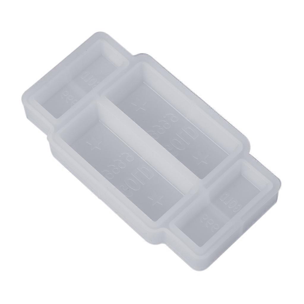 Simulare Lingou de aur Fondant Matriță de biscuiți DIY Desene animate Presă Matriță de coacere Ziua de naștere Scuturi Instrumente de decorare a torturilor Clear