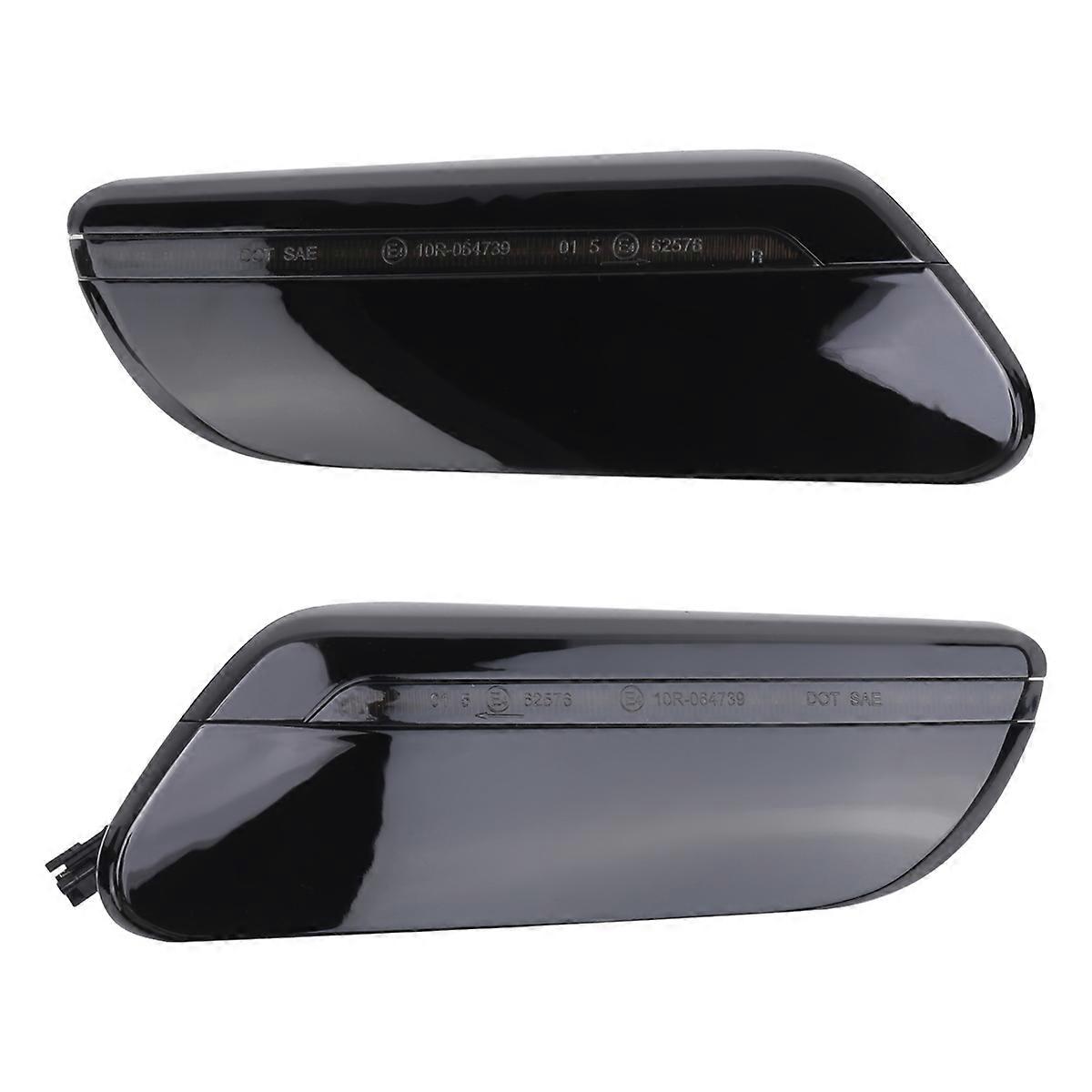 Car Dynamic Smoked Lens LED Side Marker Light for