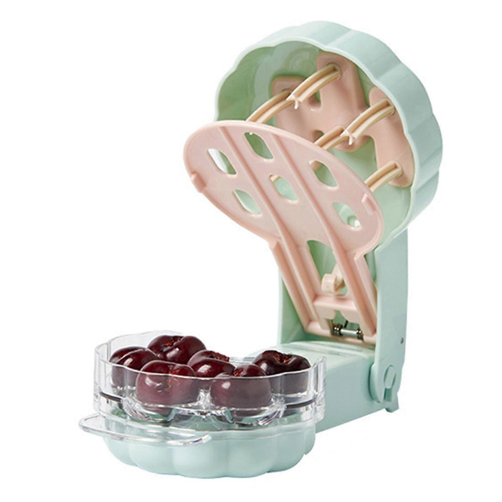 Cherry Pit Remover with 6 Holes Non-Slip Cherry Cores Remover for Cake Shop