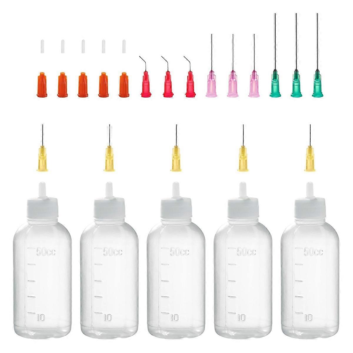 50ml Precision Tip Applicator Bottle,Blunt Tip Needle and Cap