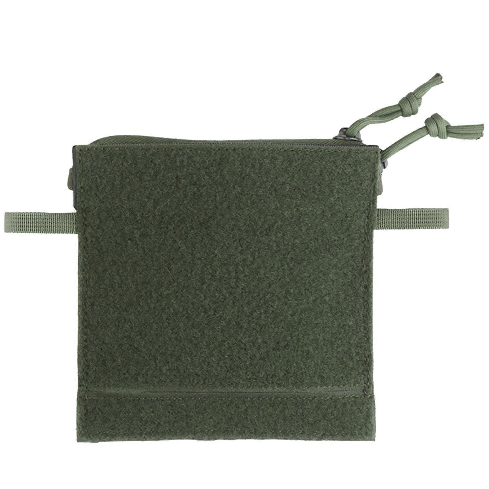 Admin Pouch Multifunctional Zipper Closure Bag Tool Organizers Pocket with Hook and Loop for Hunter green