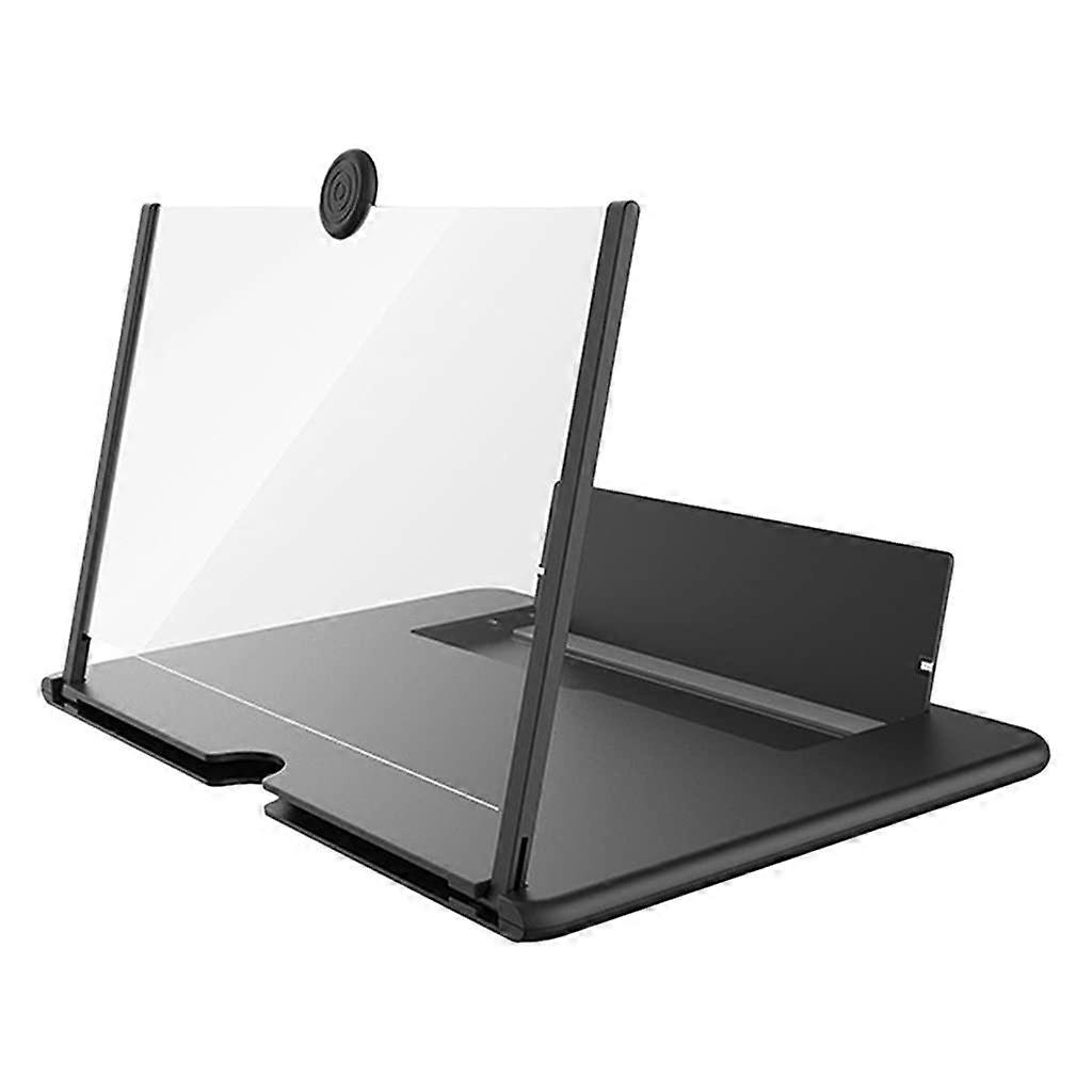 12 inch High Definition Mobile Phone Screen Amplifier with Folding Magnifying Phone Desk Holder for Movie Game Phone Amplifier
