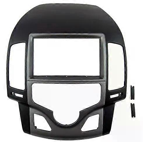 2 DIN Car Frame Fascia compatible for  HYUNDAI i30 2008 2009 2010 2011 AT/MT AC Double 9 Inch Android o Fitting Adaptor Panel Dashboard