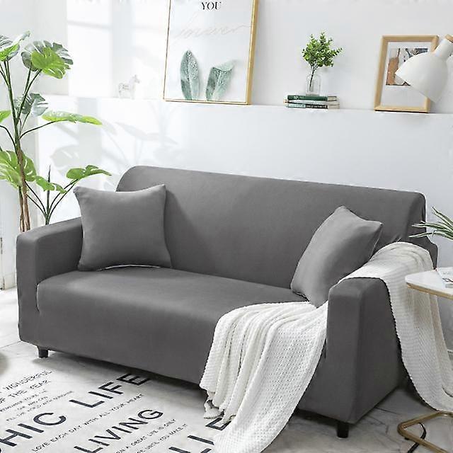 Solid Color Elastic Sofa Covers For Living Room Stretch Slipcover Armchair Couch Cover Corner L Shape Sectional Sofa Protector