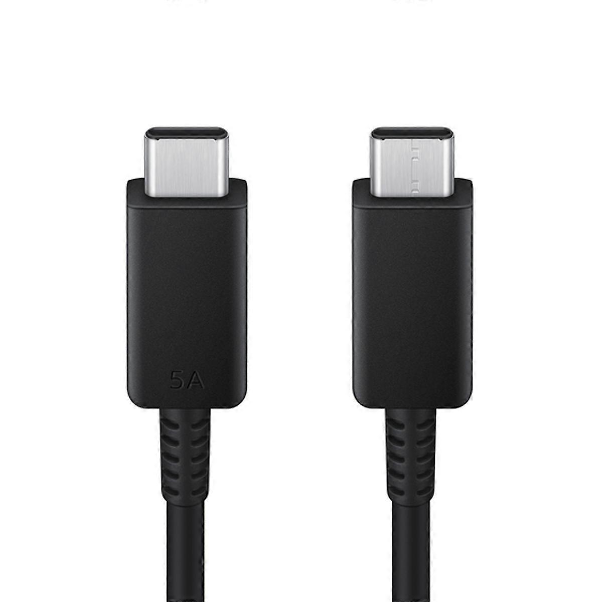 Til Samsung USB-C til USB-C 100W 5A 1.8m - Sort