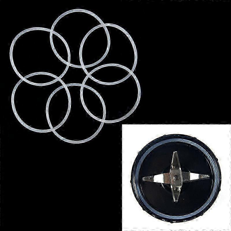 Magic Bullet Blender Gasket,6PCS,Fit for Magic Bullet 250W