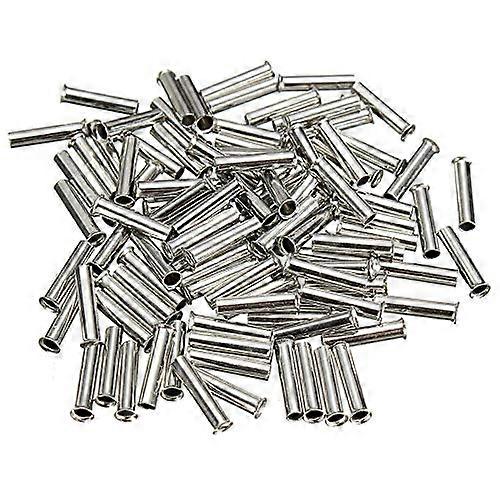 Bootlace Ferrules 100 Pcs Set 0.5-6.0 mm2 Tin-Coated Copper Uninsulated Cord End Cable Crimp Terminals